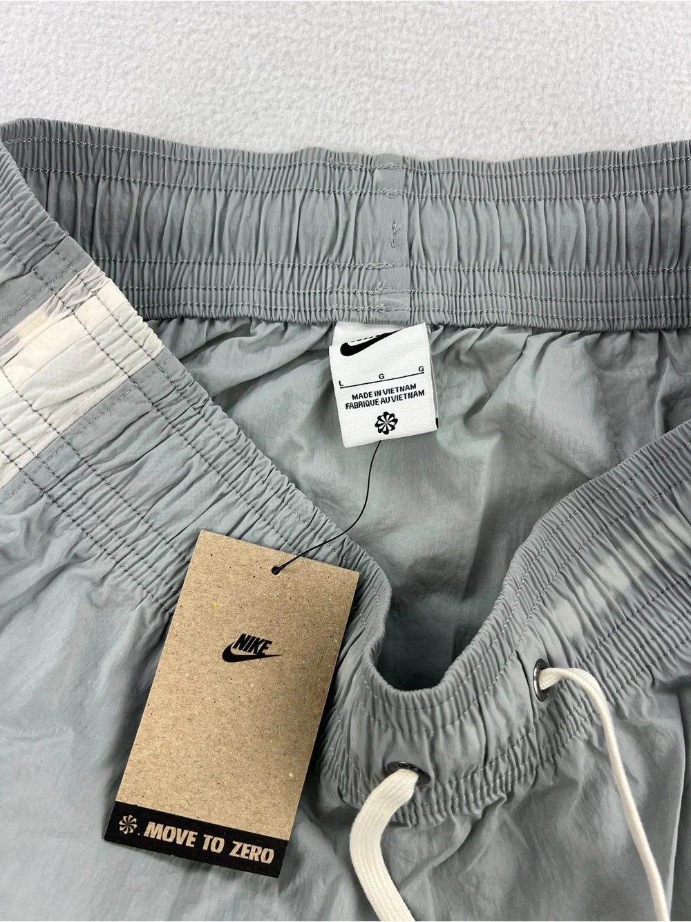 NWT Nike Sportswear Heritage High Waisted Woven Mini Skirt Women Sz L